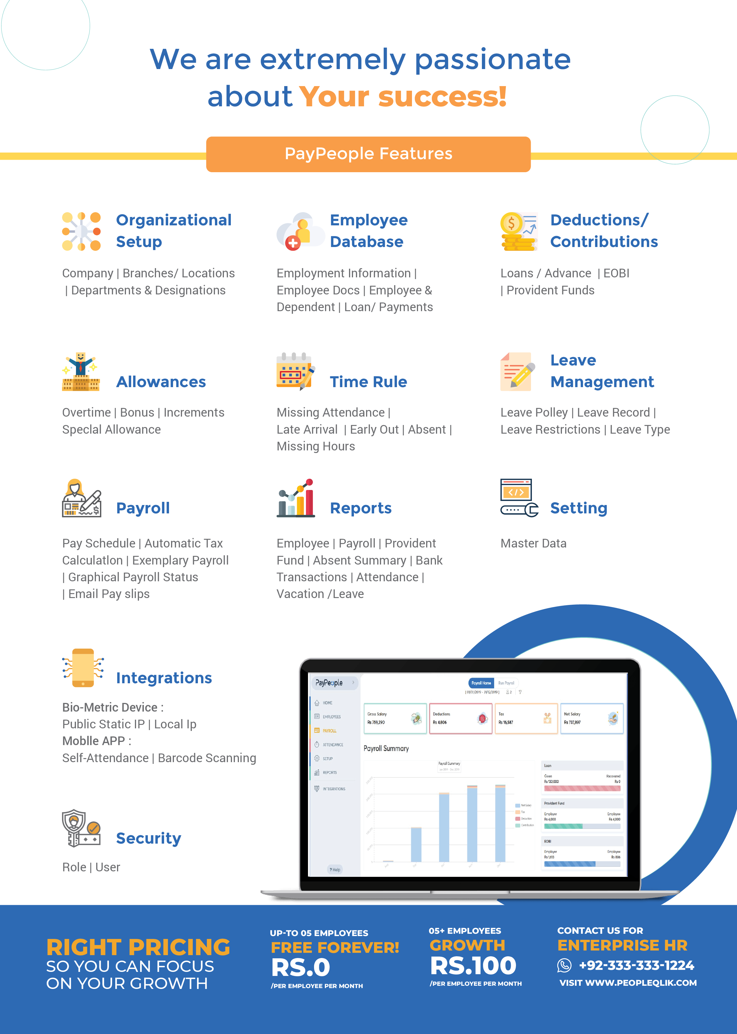 Top 5 Benefits of using a Time Tracking Software in HRMS in Karachi