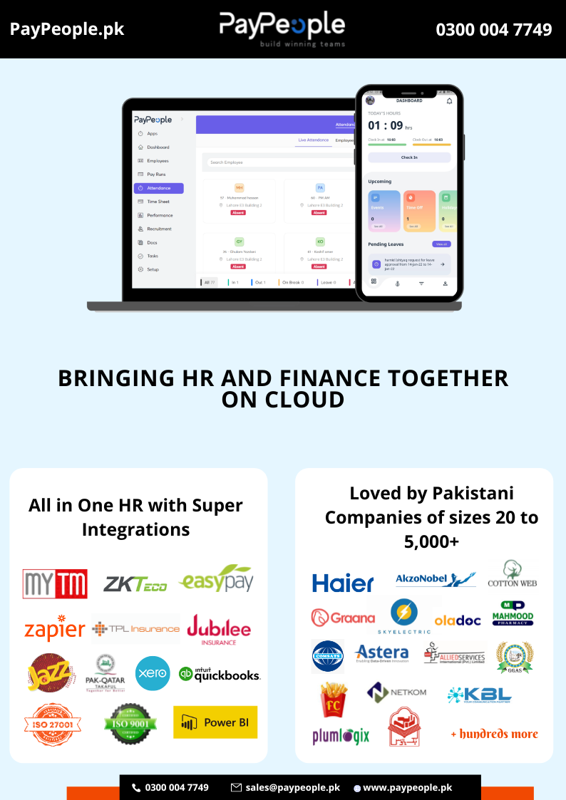 How does Payroll software in Pakistan facilitates direct deposits?